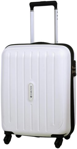 Carlton - Phoenix Small 4 Wheel Trolley Case - White
